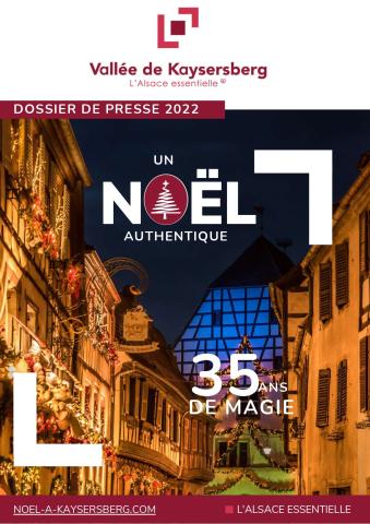 Dossier de presse Noël dans la vallée de Kaysersberg 2022